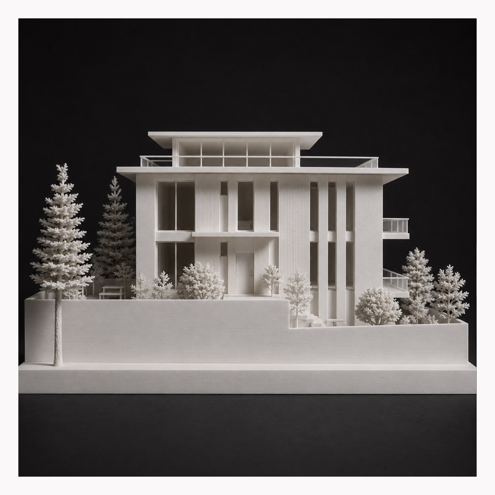 Villa CT — cephe maket görünümü